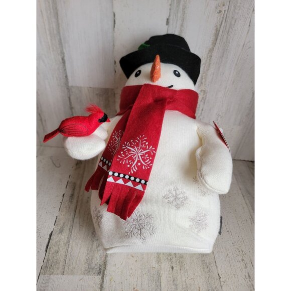 Hallmark Christmas in Evergreen snowman Holiday Movie Plush decor - Picture 1 of 8